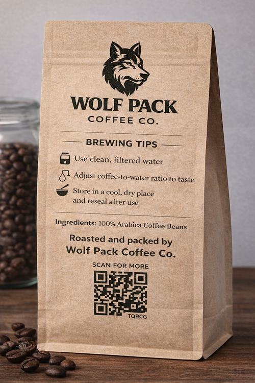 1 x 12oz "Alpha Roast" Ground Coffee