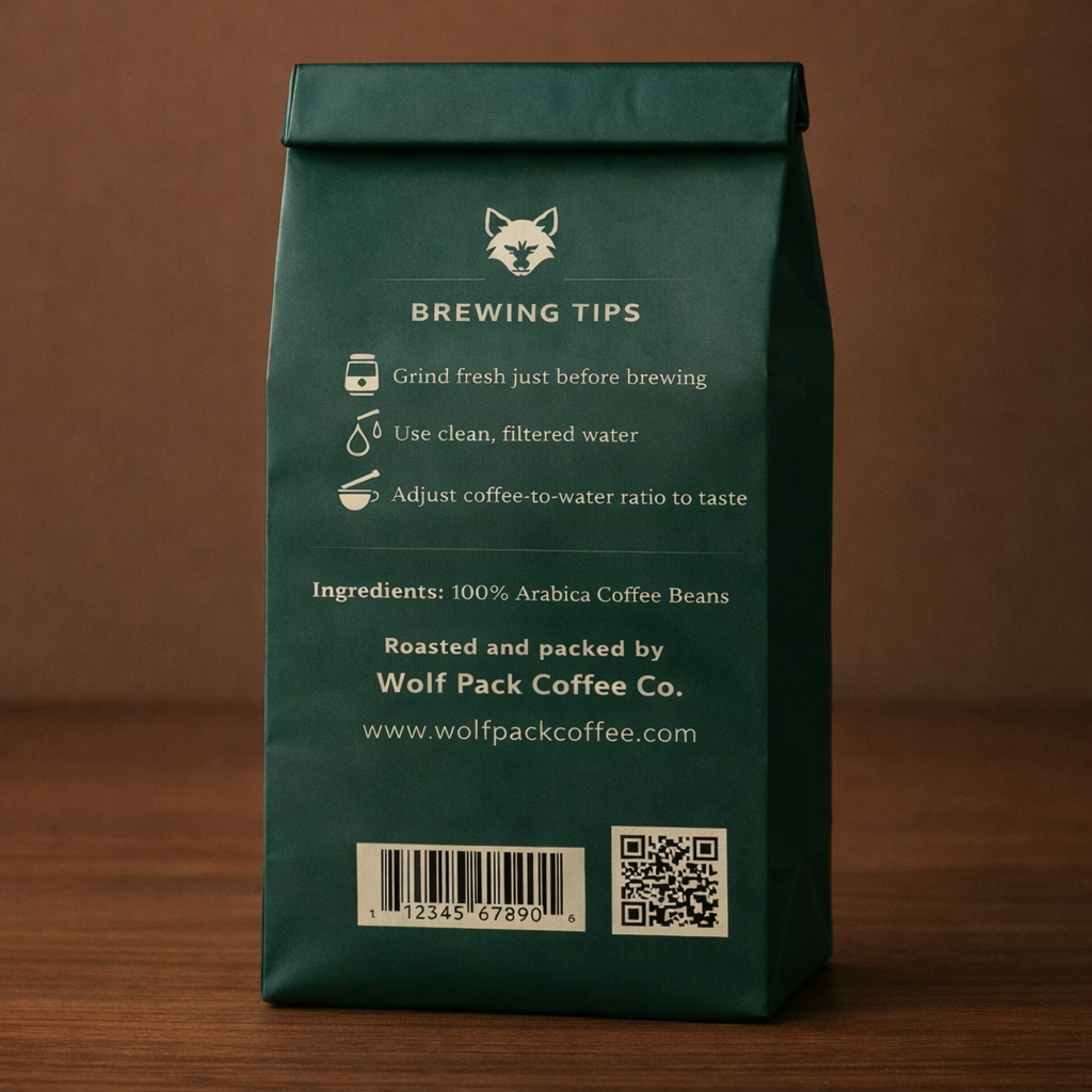 1 x 12oz "Alpha Roast" Whole Bean Pack